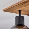 Plafonnier  Vouhet Brun, Couleur bois, Noir, 4 lumières
