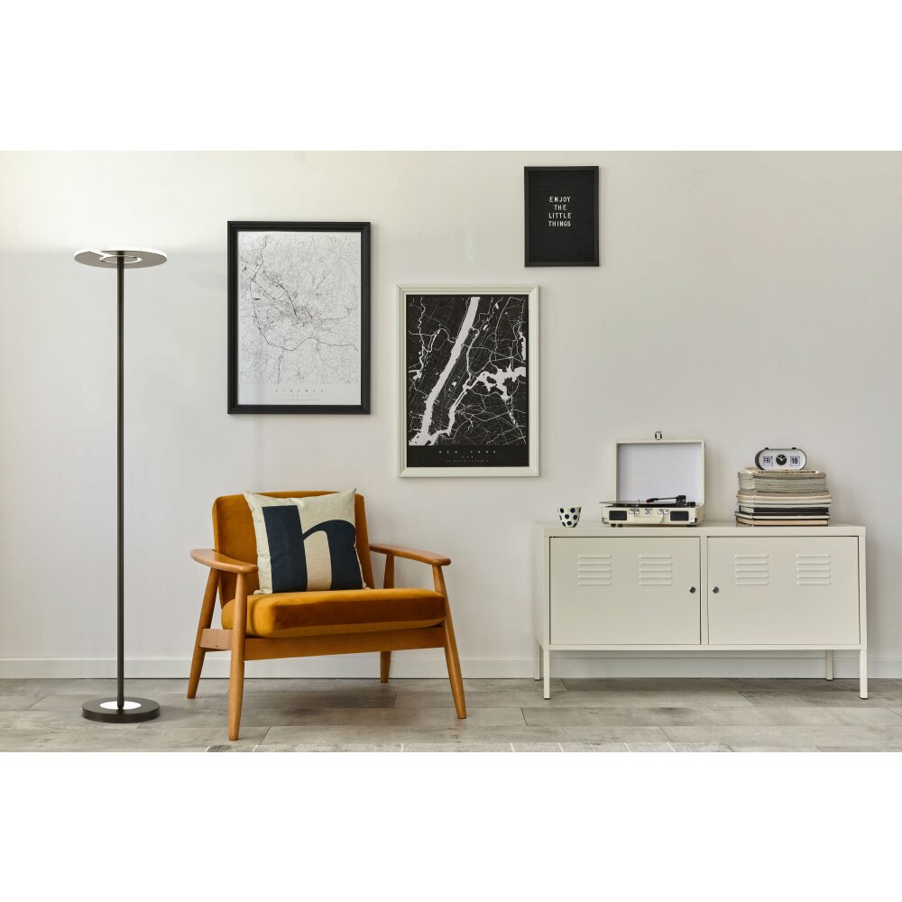 Lampadaire Fischer & Honsel Dent LED Noir, 1 lumière main product photo
