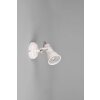 Applique murale Trio Steam Ancien, Blanc, 1 lumière