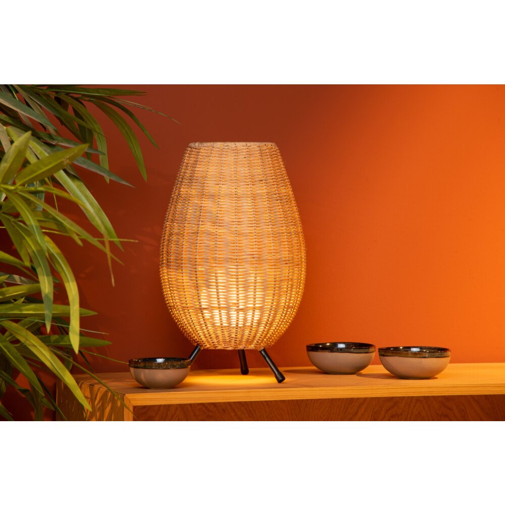 Lampe de table Lucide COLIN Écru, 1 lumière main product photo
