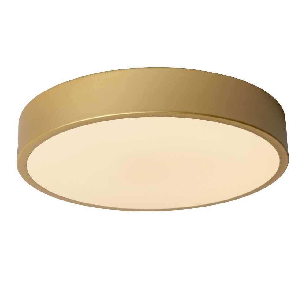 Plafonnier Lucide UNAR LED Or, Laiton, 1 lumière main product photo