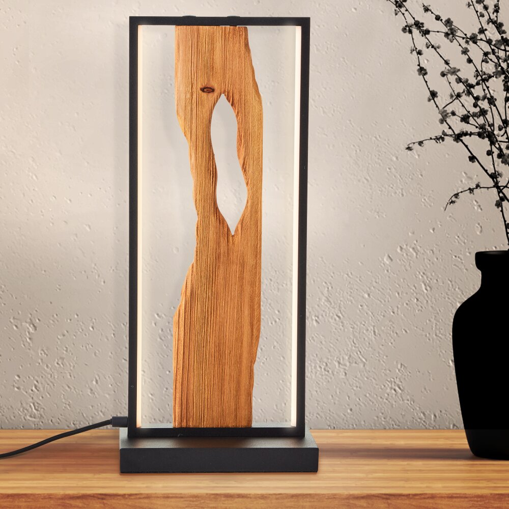 Lampe de table Brilliant Chaumont LED Écru, Noir, 1 lumière main product photo