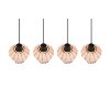 Suspension Reality Borka Noir, 4 lumières