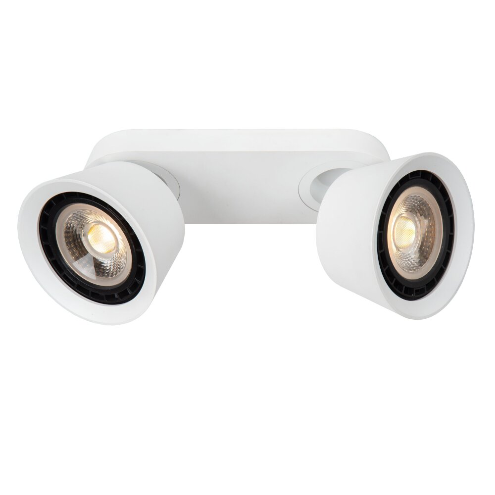 Plafonnier Lucide TRIGONO Blanc, 2 lumières main product photo