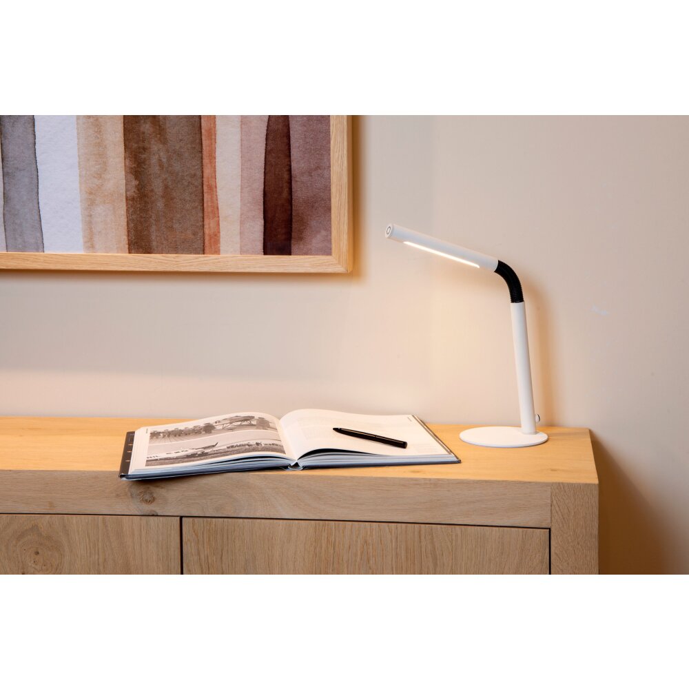 Lampes de table Lucide GILLY LED Blanc, 1 lumière main product photo