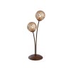 Lampe à poser Paul Neuhaus GRETA Rouille, 2 lumières