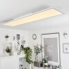 Plafonnier  Montalba LED Blanc, 1 lumière, Télécommandes, Changeur de couleurs