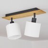 Plafonnier  Alsen Écru, Noir, 2 lumières