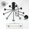 Suspension  Remaisnil Noir, 9 lumières