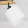 Plafonnier  Alsen Écru, Noir, 3 lumières