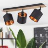 Plafonnier  Alsen Bois foncé, Noir, 3 lumières Plafonnier  Alsen Bois foncé, Noir, 3 lumières