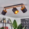 Plafonnier  Alsen Bois foncé, Noir, 3 lumières Plafonnier  Alsen Bois foncé, Noir, 3 lumières