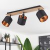 Plafonnier  Alsen Bois foncé, Noir, 3 lumières Plafonnier  Alsen Bois foncé, Noir, 3 lumières