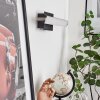 Applique murale  Waltenheim LED Nickel mat, Noir, 1 lumière