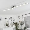 Plafonnier  Kudus LED Chrome, 1 lumière