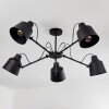 Plafonnier  Gaudent Noir, 5 lumières