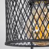 Suspension  Bettaix Noir, 4 lumières
