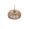Suspension Trio Inga Noir, 1 lumière