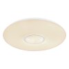 Plafonnier Globo SULLY LED Blanc, 1 lumière, Télécommandes, Changeur de couleurs