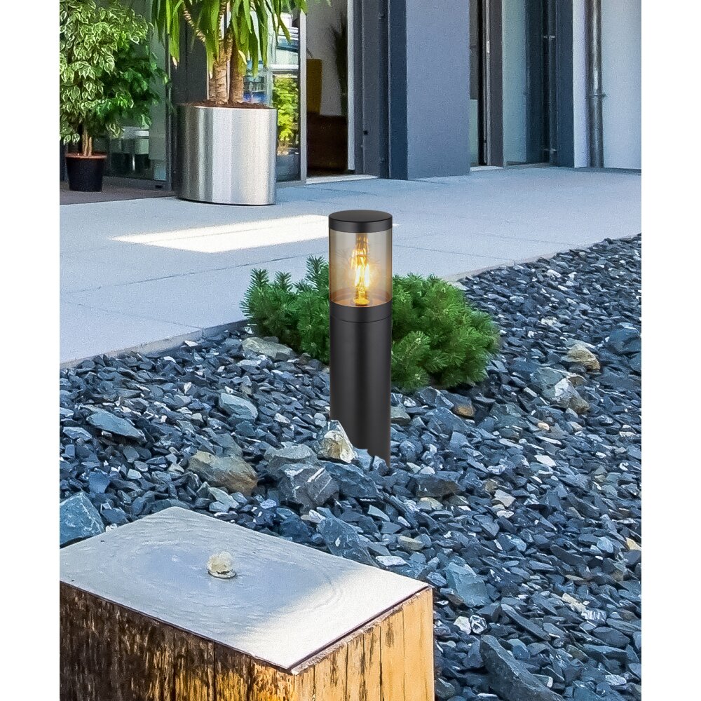 Borne lumineuse Globo XELOO Noir, 1 lumière main product photo