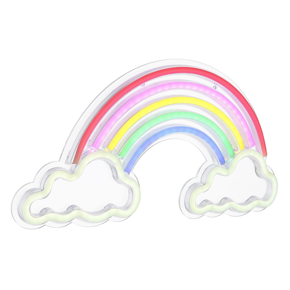 Luminaire déco Globo RAINBOW LED Transparent, 1 lumière main product photo
