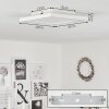 Plafonnier  Audrieu LED Blanc, 2 lumières