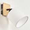 Applique murale  Alsen Bois clair, Noir, 1 lumière