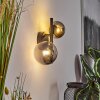 Applique murale  Chehalis LED Noir, 2 lumières