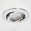 Spot encastrable  Kerrouan LED Chrome, 1 lumière