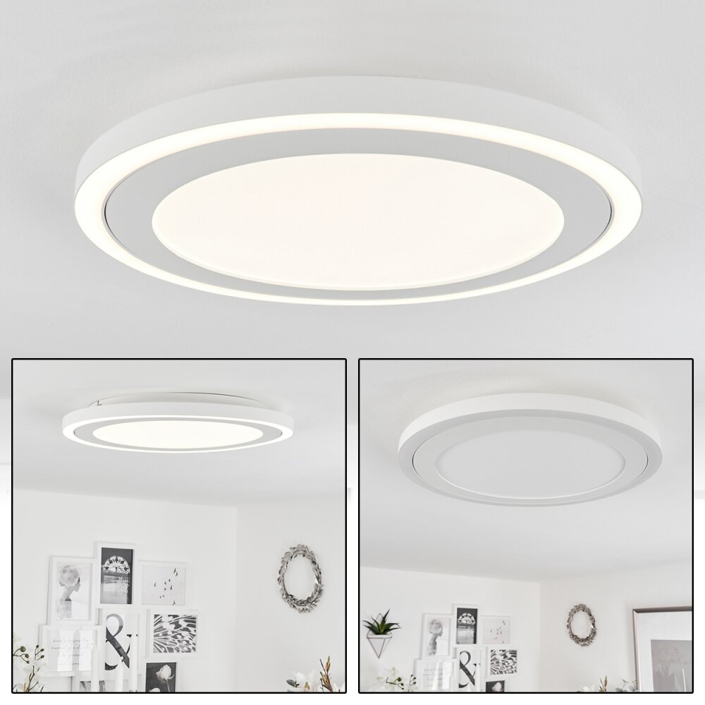 Plafonnier Audrieu LED Blanc, 2 lumières main product photo