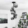 Plafonnier  Chehalis Noir, 8 lumières