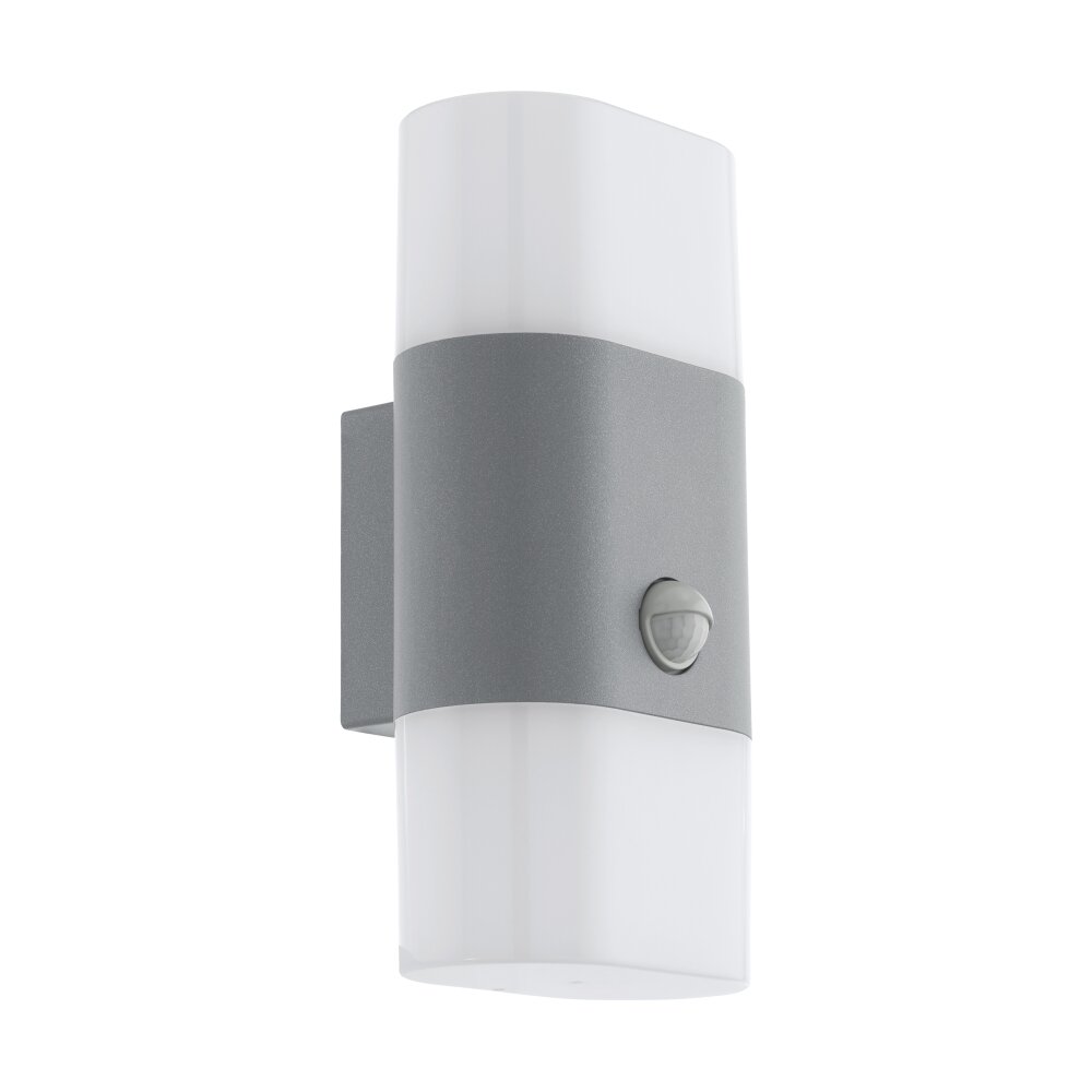 Applique murale d'extérieur Eglo FAVRIA LED Argenté, 2 lumières, Détecteur de mouvement main product photo
