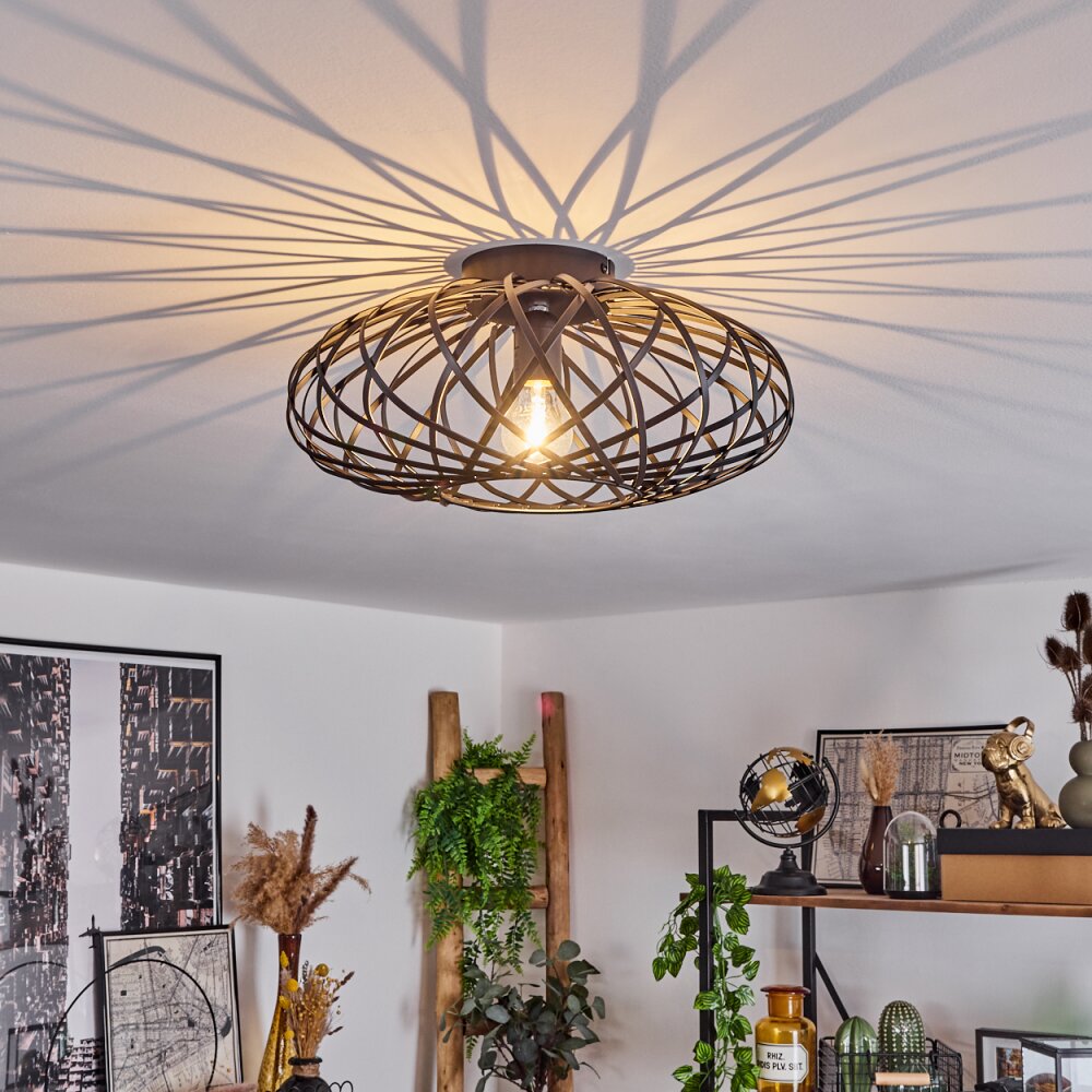 Plafonnier  Oravi Noir, 1 lumière main product photo