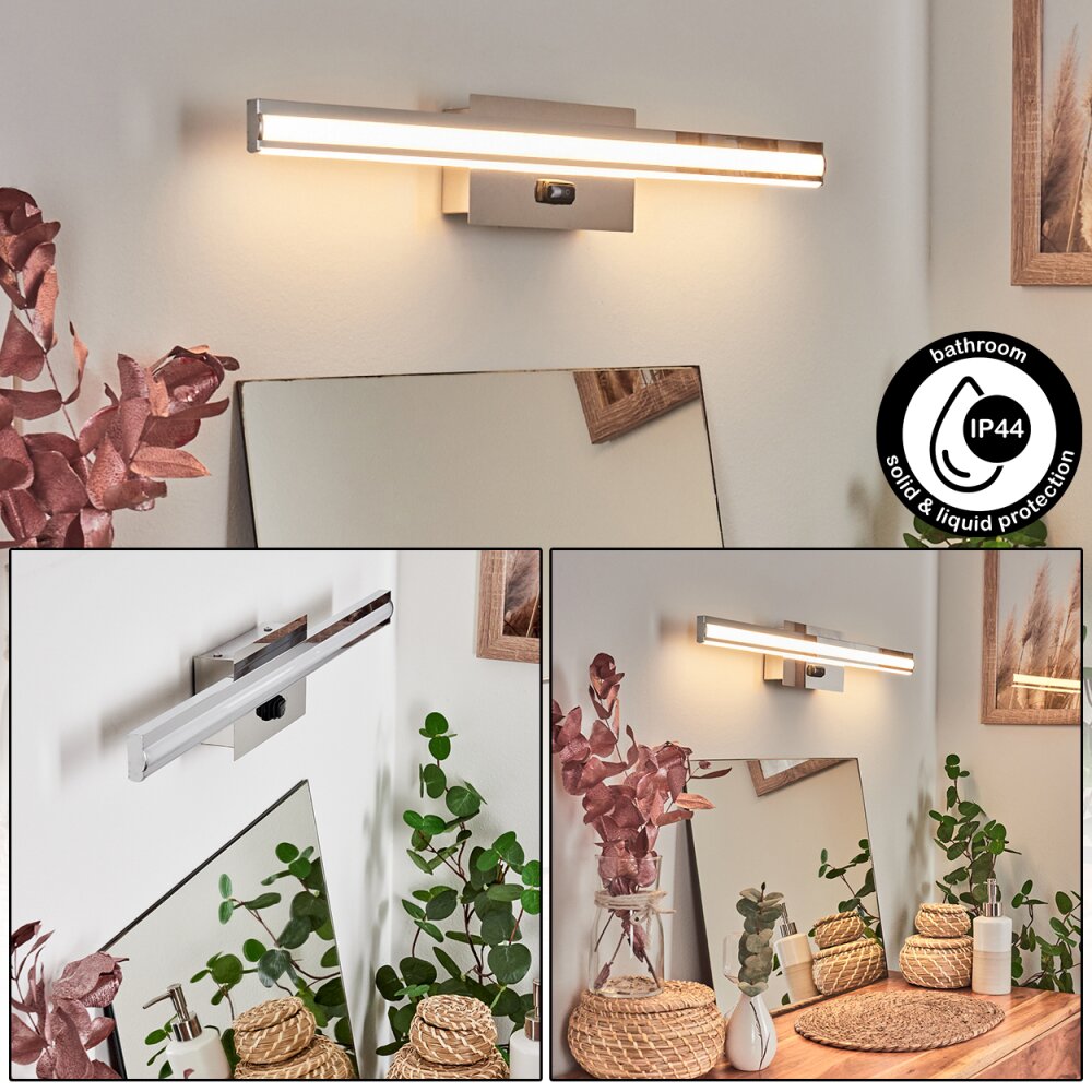 lampe miroir Aspers LED Chrome, 1 lumière main product photo