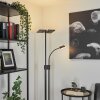 Lampadaire à vasque  Janze LED Noir, 2 lumières