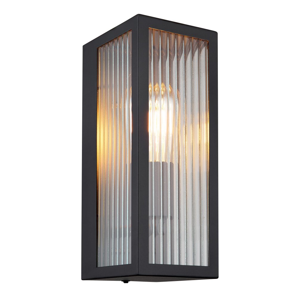 Applique murale d'extérieur Globo GUNDULA Noir, 1 lumière main product photo