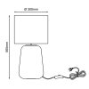 Lampe de table Brilliant Hydra Lila, 1 lumière