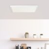 Plafonnier Brilliant Milton LED Blanc, 1 lumière