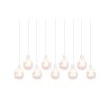 Suspension Trio Mela Blanc, 9 lumières