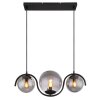 Suspension Globo PORRY Noir, 3 lumières