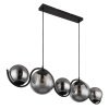 Suspension Globo PORRY Noir, 5 lumières