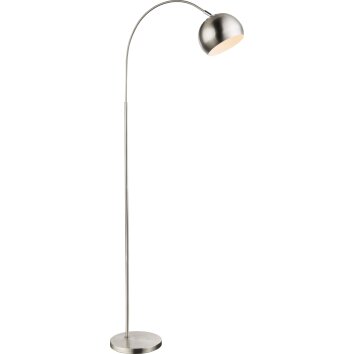 Lampadaire Globo BENNO Nickel mat, 1 lumière