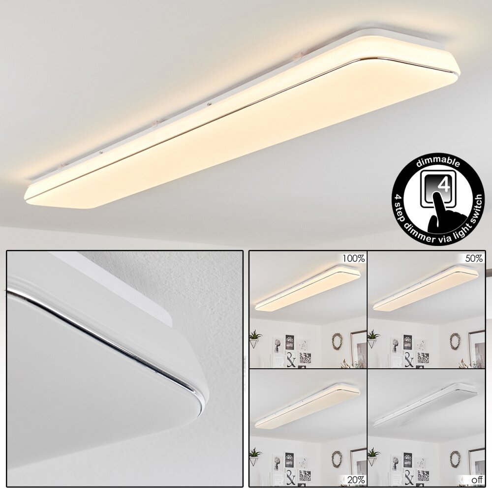 Plafonnier Remenoville LED Blanc, 1 lumière main product photo
