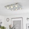Plafonnier  Mirandol LED Chrome, 6 lumières