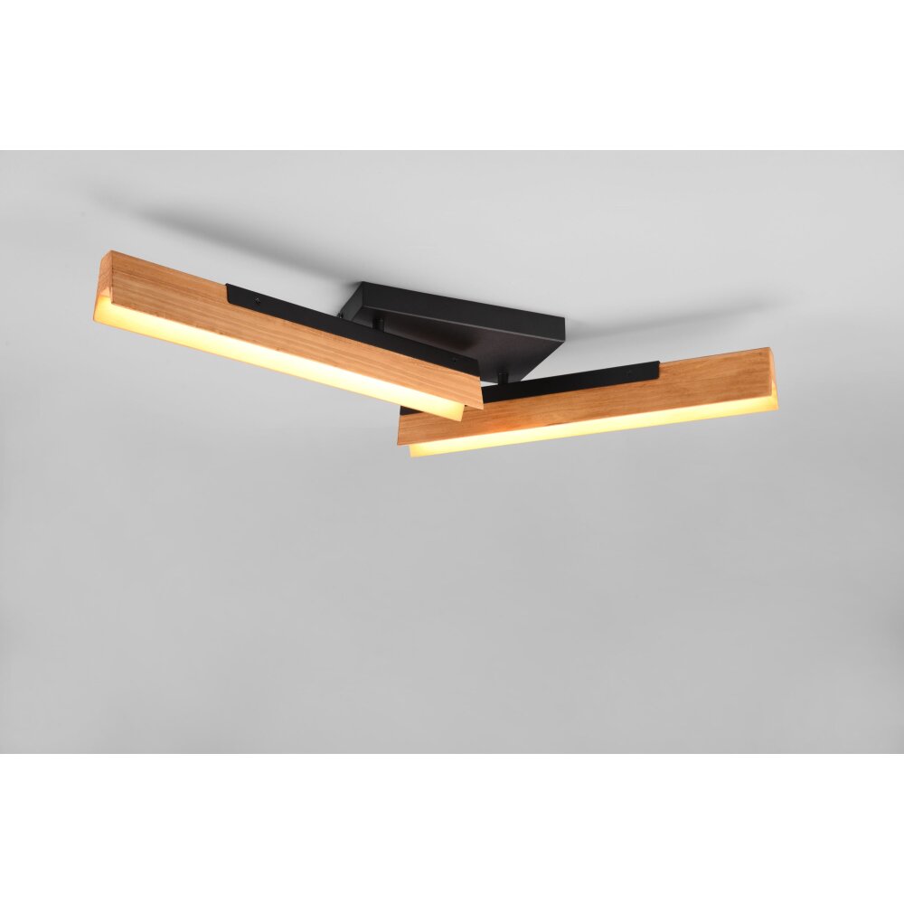 Plafonnier Trio Kerala LED Noir, 2 lumières main product photo