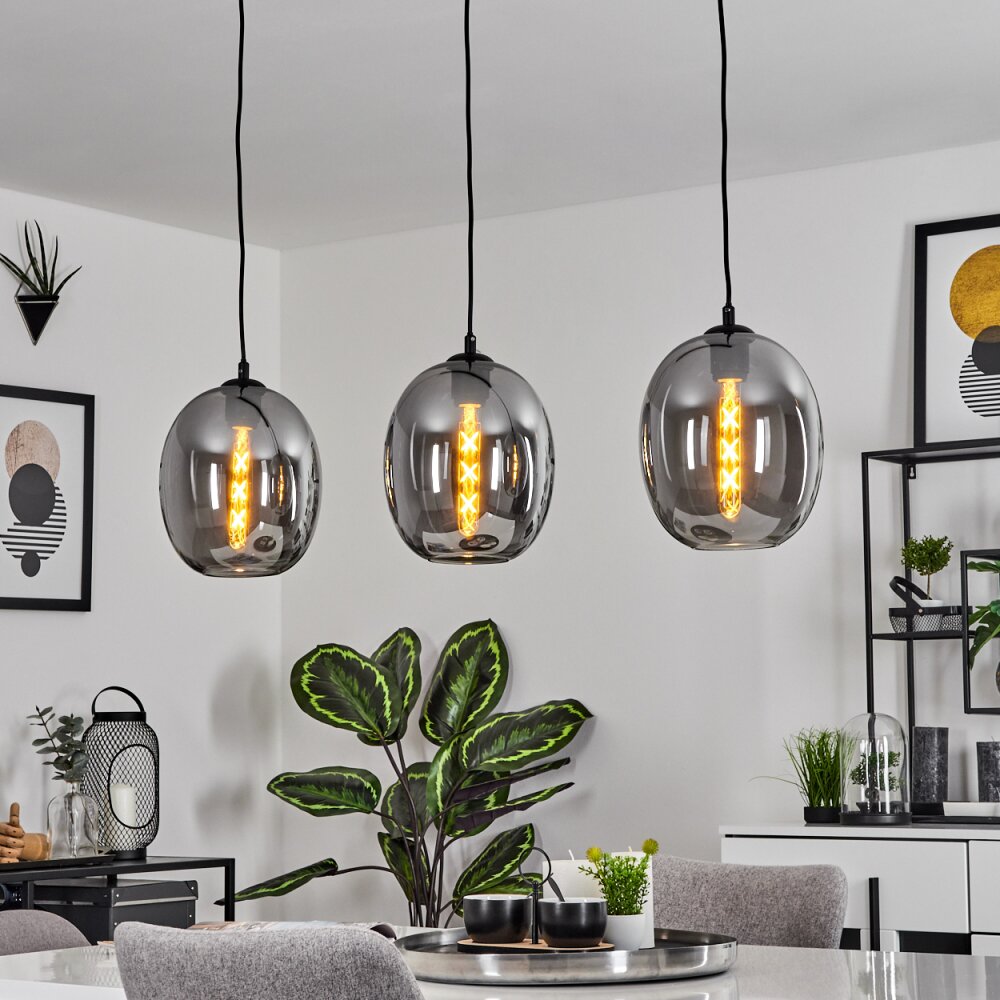 Suspension Sarniguet Noir, 1 lumière main product photo