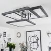 Plafonnier  Solaro LED Gris, 1 lumière