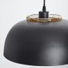 Suspension  Wambez Noir, 1 lumière
