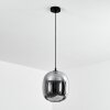 Suspension  Augicourt Noir, 1 lumière