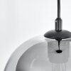 Suspension  Augicourt Noir, 1 lumière